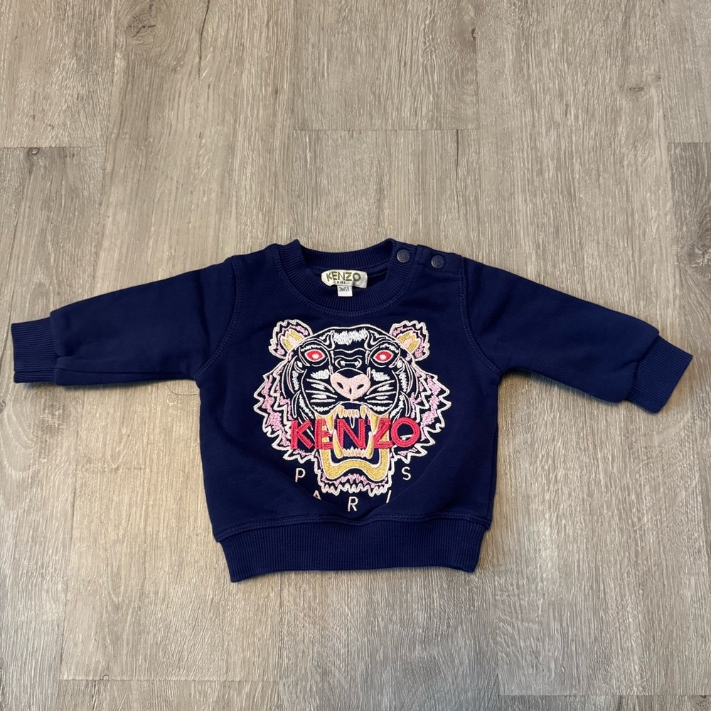 Kenzo Kids Sweatshirt with Tiger Design